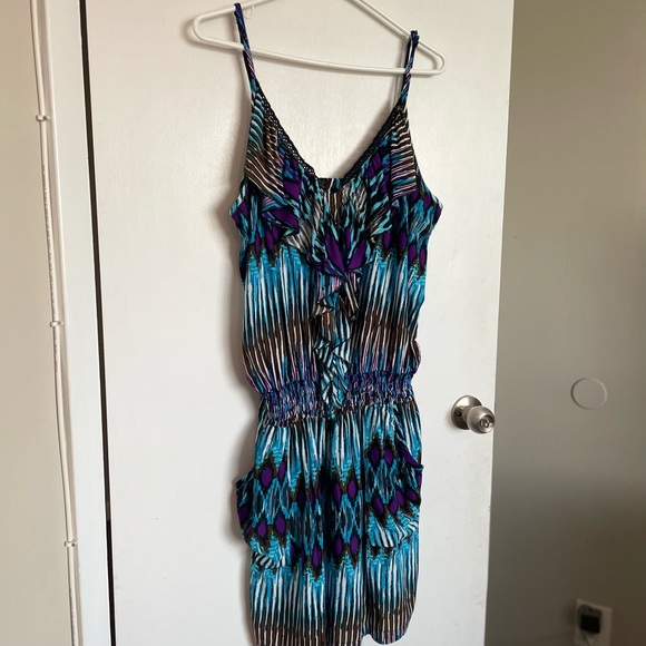 Fashion to Figure Multicolor Ruffle Romper - Size 3X - Picture 2 of 12